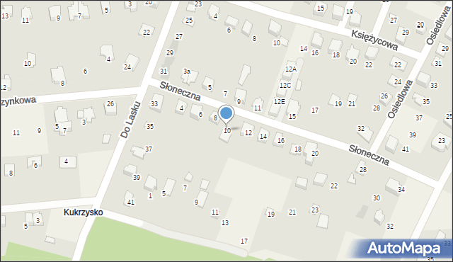 Wilkowice, Słoneczna, 10, mapa Wilkowice