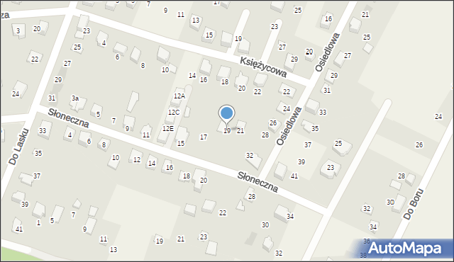 Wilkowice, Słoneczna, 19, mapa Wilkowice