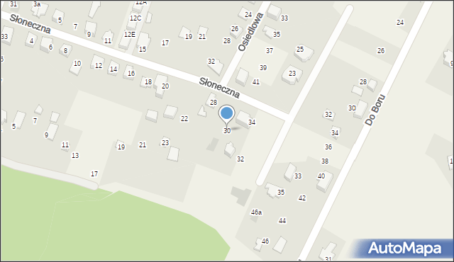 Wilkowice, Słoneczna, 30, mapa Wilkowice