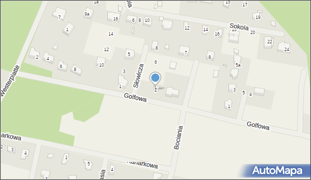 Wisełka, Słowicza, 2, mapa Wisełka