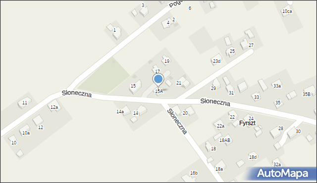 Wisła Wielka, Słoneczna, 19a, mapa Wisła Wielka