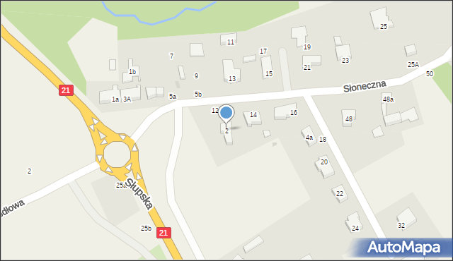 Włynkówko, Słoneczna, 2, mapa Włynkówko