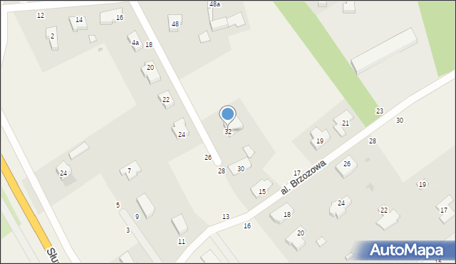 Włynkówko, Słoneczna, 32, mapa Włynkówko