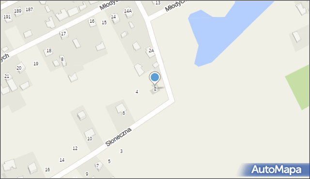 Wola Baranowska, Słoneczna, 2, mapa Wola Baranowska