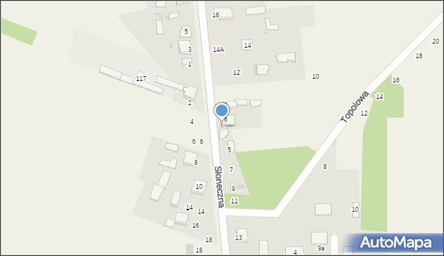 Wola Hankowska, Słoneczna, 3, mapa Wola Hankowska