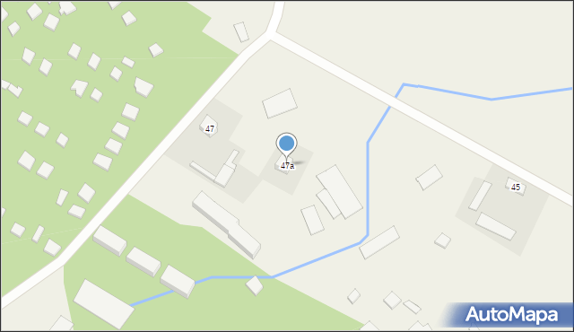 Wola Mokrzeska, Słoneczna, 47a, mapa Wola Mokrzeska