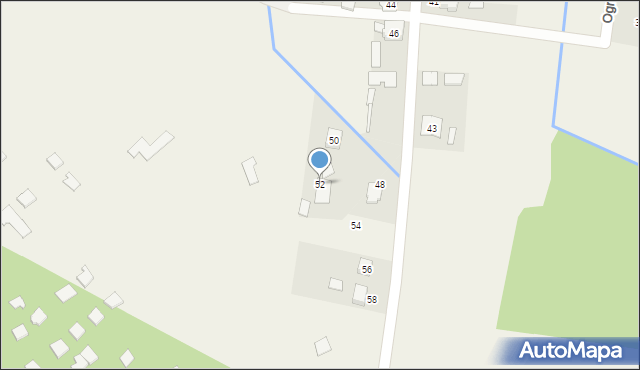 Wola Mokrzeska, Słoneczna, 52, mapa Wola Mokrzeska