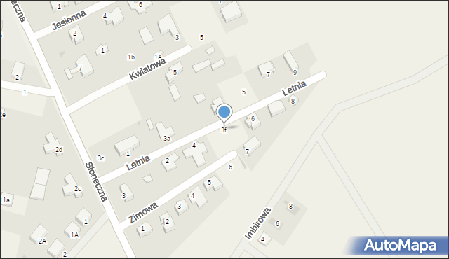 Wołczkowo, Słoneczna, 3f, mapa Wołczkowo