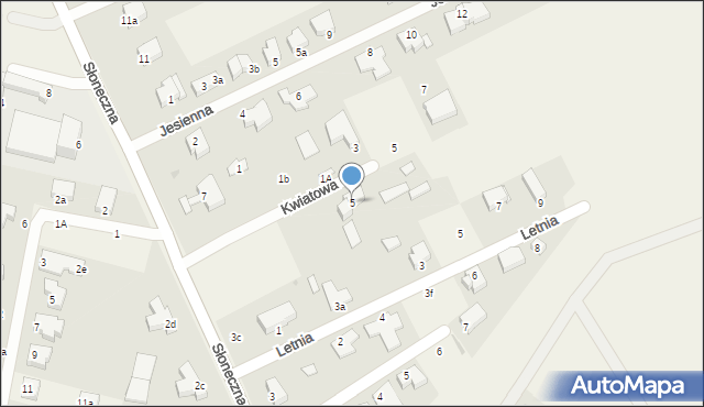 Wołczkowo, Słoneczna, 5, mapa Wołczkowo