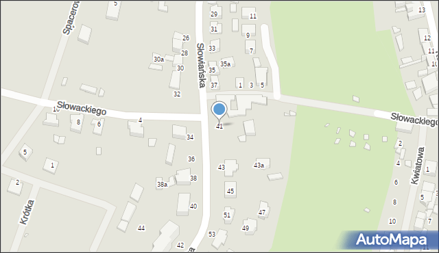 Wolin, Słowiańska, 41, mapa Wolin