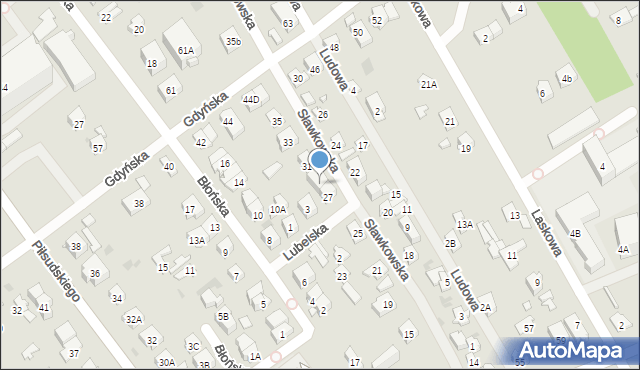 Wołomin, Sławkowska, 29, mapa Wołomin