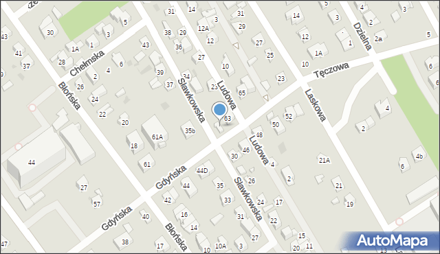 Wołomin, Sławkowska, 32, mapa Wołomin