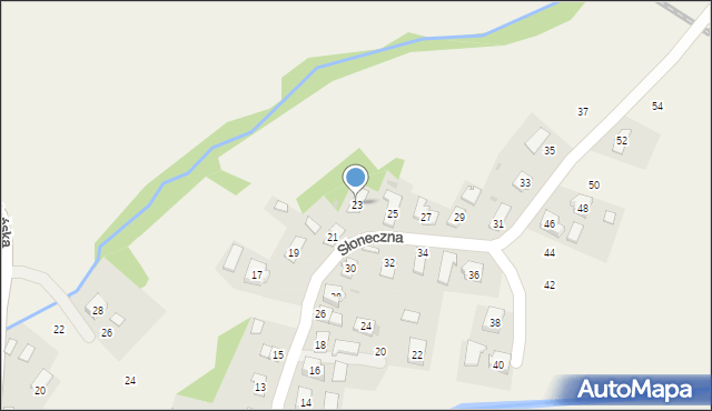 Wróblik Szlachecki, Słoneczna, 23, mapa Wróblik Szlachecki