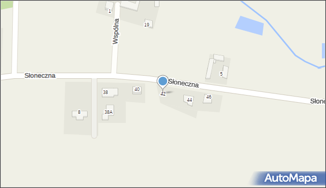 Wylezin, Słoneczna, 42, mapa Wylezin