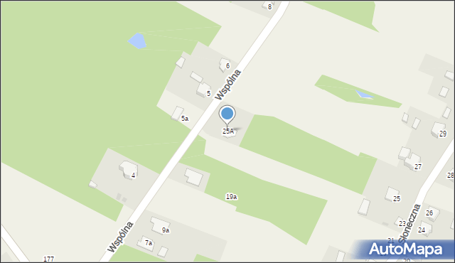 Wymysłów, Słoneczna, 25A, mapa Wymysłów