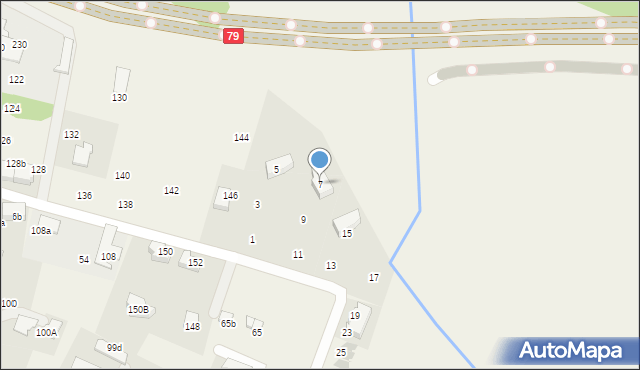 Zabierzów, Śliczna, 7, mapa Zabierzów