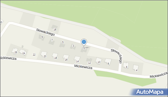 Zamek Bierzgłowski, Słowackiego Juliusza, 1, mapa Zamek Bierzgłowski