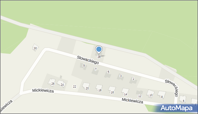 Zamek Bierzgłowski, Słowackiego Juliusza, 18, mapa Zamek Bierzgłowski