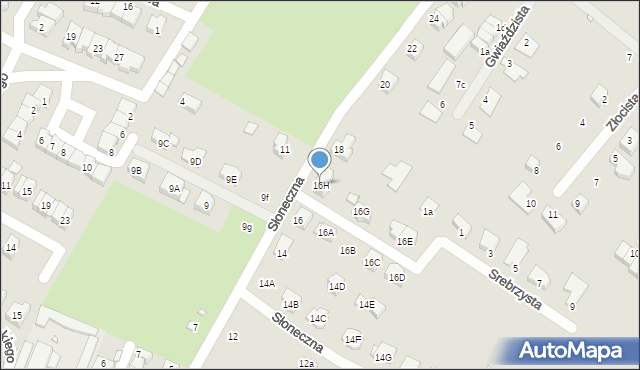 Zgorzelec, Słoneczna, 16H, mapa Zgorzelec