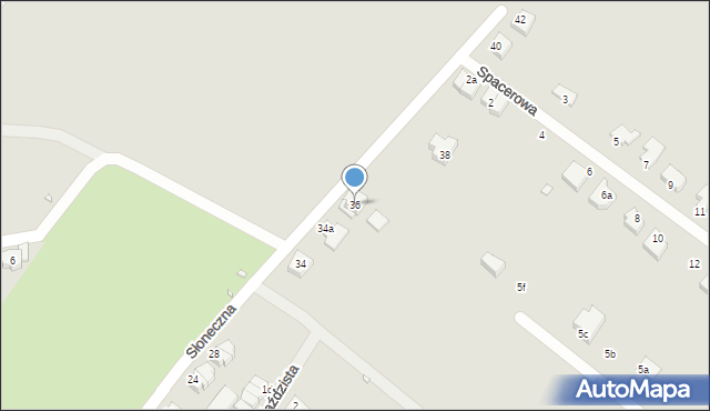 Zgorzelec, Słoneczna, 36, mapa Zgorzelec