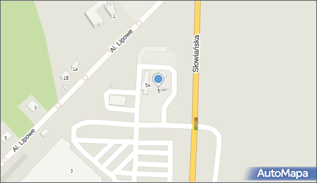 Zgorzelec, Słowiańska, 5, mapa Zgorzelec