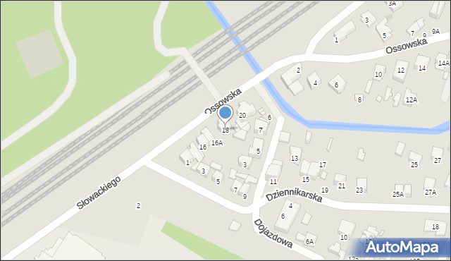 Zielonka, Słowackiego Juliusza, 18, mapa Zielonka