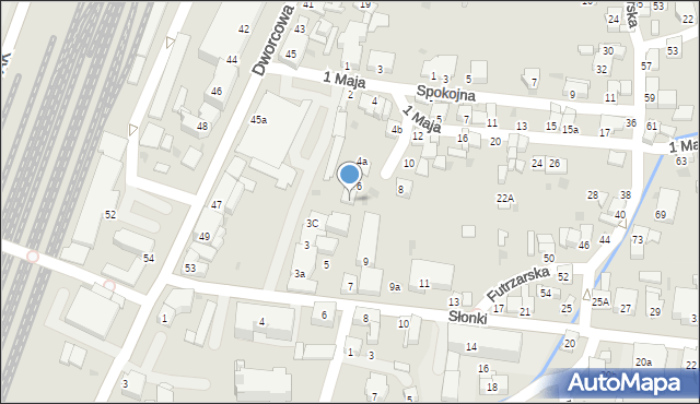 Żywiec, Słonki Stanisława, ks. prał., 2A, mapa Żywiec