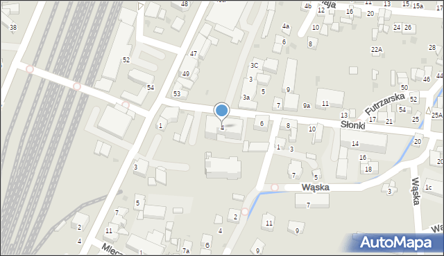 Żywiec, Słonki Stanisława, ks. prał., 4, mapa Żywiec