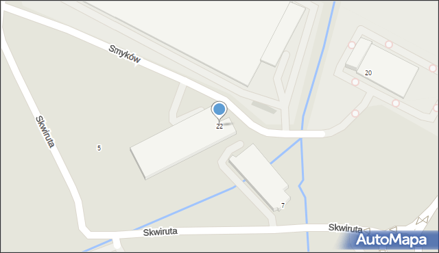 Bochnia, Smyków, 22, mapa Bochni