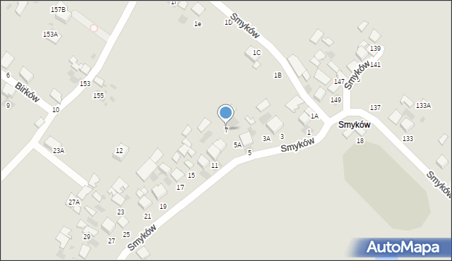 Bochnia, Smyków, 7, mapa Bochni