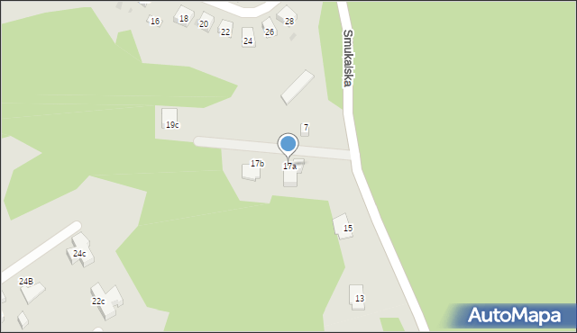 Bydgoszcz, Smukalska, 17a, mapa Bydgoszczy