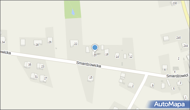 Cianowice, Smardzowicka, 20, mapa Cianowice