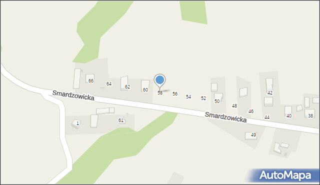 Cianowice, Smardzowicka, 58, mapa Cianowice