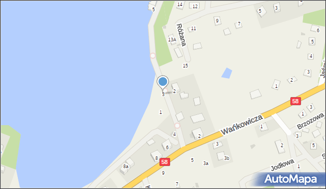 Dłużek, Smętka, 3, mapa Dłużek