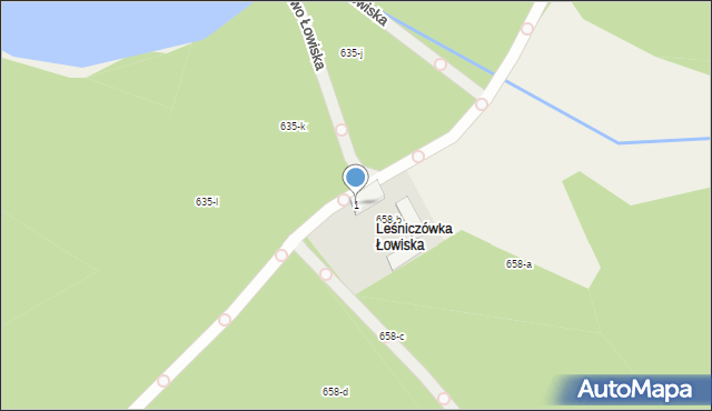 Dzikowo, Smoląg, 1, mapa Dzikowo