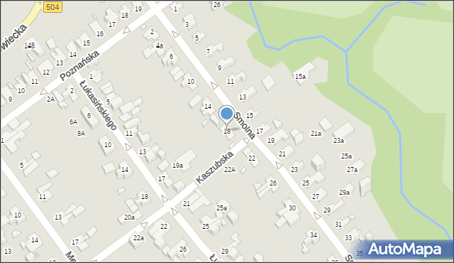 Elbląg, Smolna, 18, mapa Elbląga