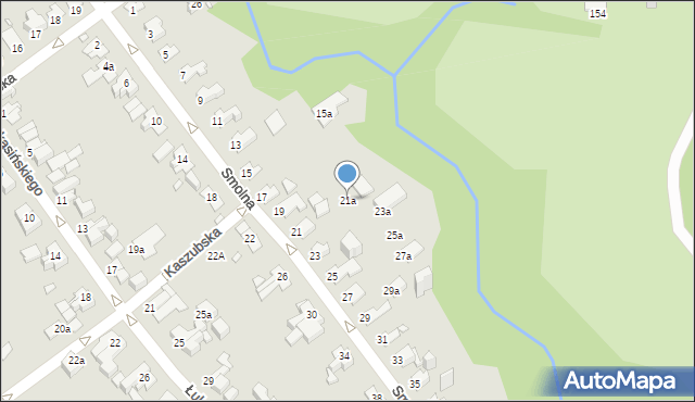 Elbląg, Smolna, 21a, mapa Elbląga