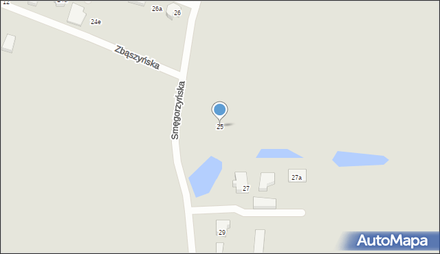 Gdańsk, Smęgorzyńska, 25, mapa Gdańska