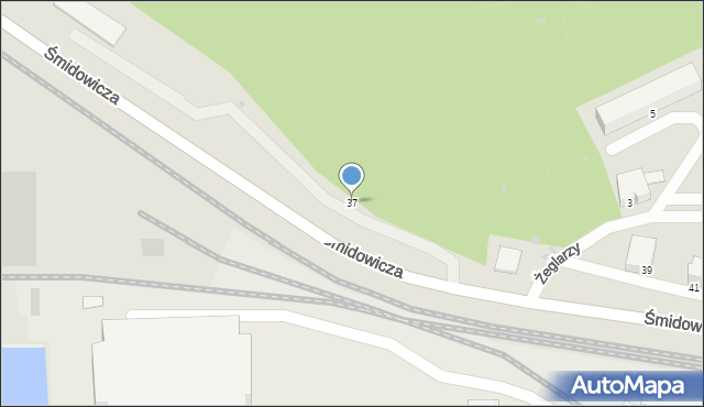 Gdynia, Śmidowicza J., inż., 37, mapa Gdyni