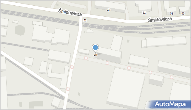 Gdynia, Śmidowicza J., inż., 48, mapa Gdyni