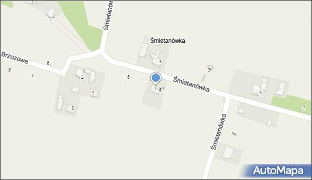 Głębowice, Śmietanówka, 8, mapa Głębowice