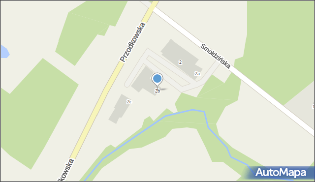 Kobysewo, Smołdzińska, 2b, mapa Kobysewo