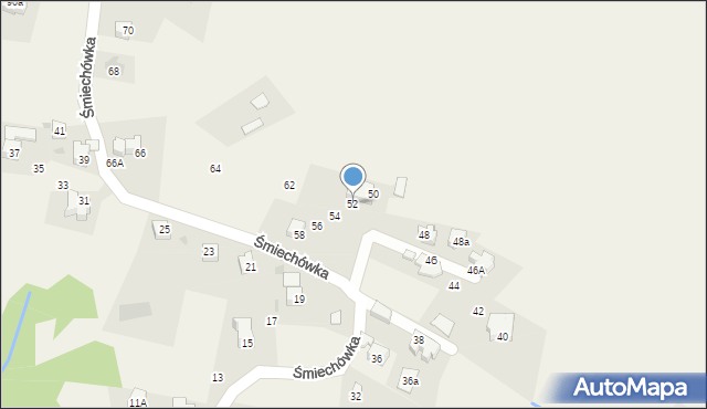 Kościelisko, Śmiechówka, 52, mapa Kościelisko