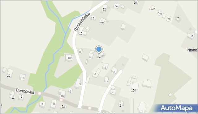 Kościelisko, Śmiechówka, 6a, mapa Kościelisko
