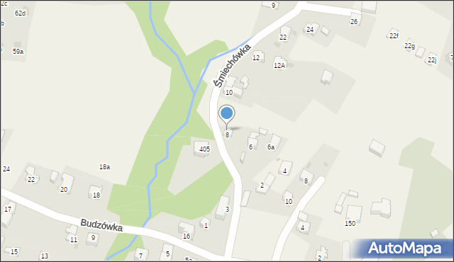 Kościelisko, Śmiechówka, 8A, mapa Kościelisko