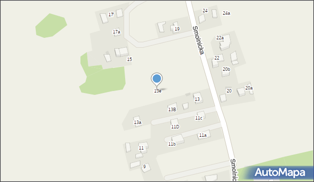 Leboszowice, Smolnicka, 13e, mapa Leboszowice