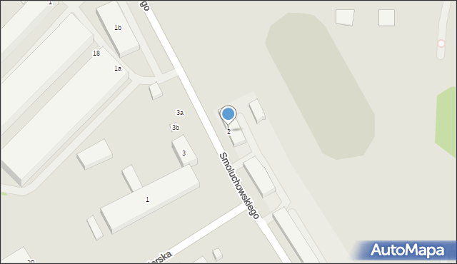 Lublin, Smoluchowskiego Mariana, 2, mapa Lublina