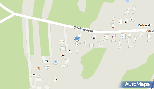 Mińsk Mazowiecki, Smoleńskiego Tadeusza, 19, mapa Mińsk Mazowiecki