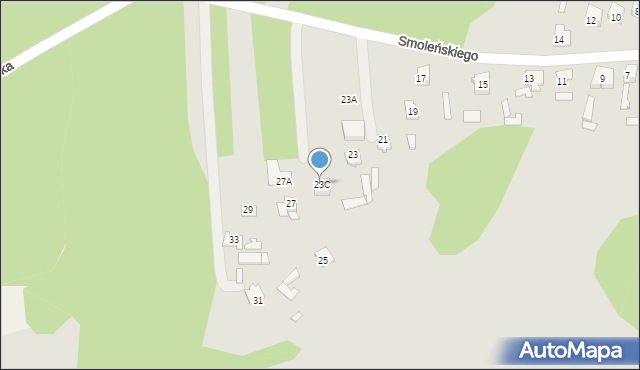 Mińsk Mazowiecki, Smoleńskiego Tadeusza, 23C, mapa Mińsk Mazowiecki