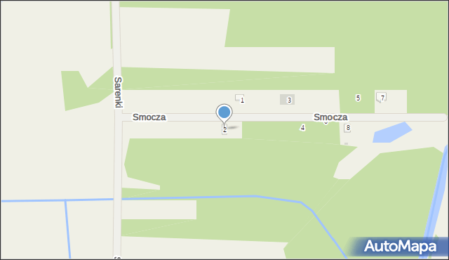 Mirowice, Smocza, 2, mapa Mirowice